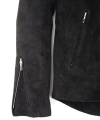 Suede Horse hide "JAY" Single Riders - BLACK