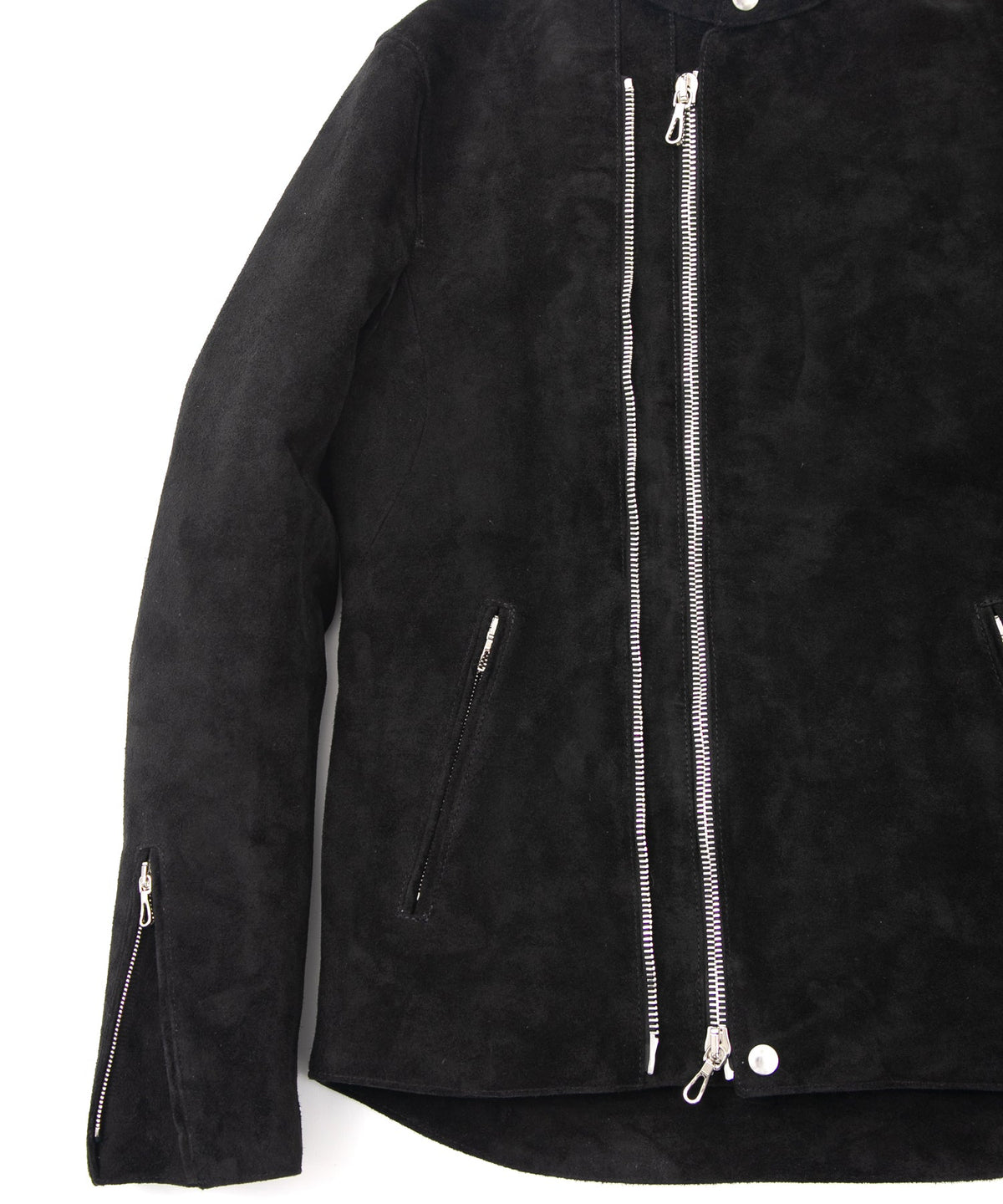 Suede Horse hide "JAY" Single Riders - BLACK