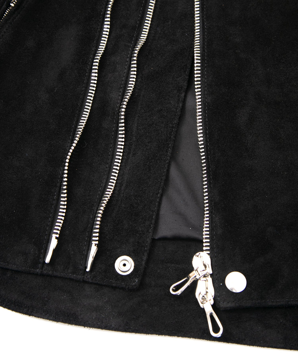 Suede Horse hide "JAY" Single Riders - BLACK