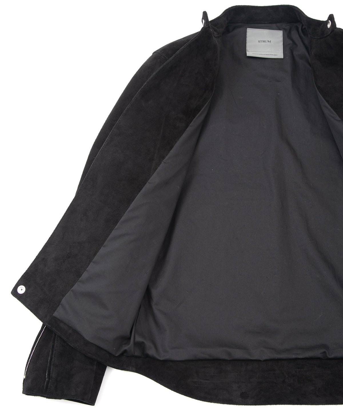 Suede Horse hide "JAY" Single Riders - BLACK