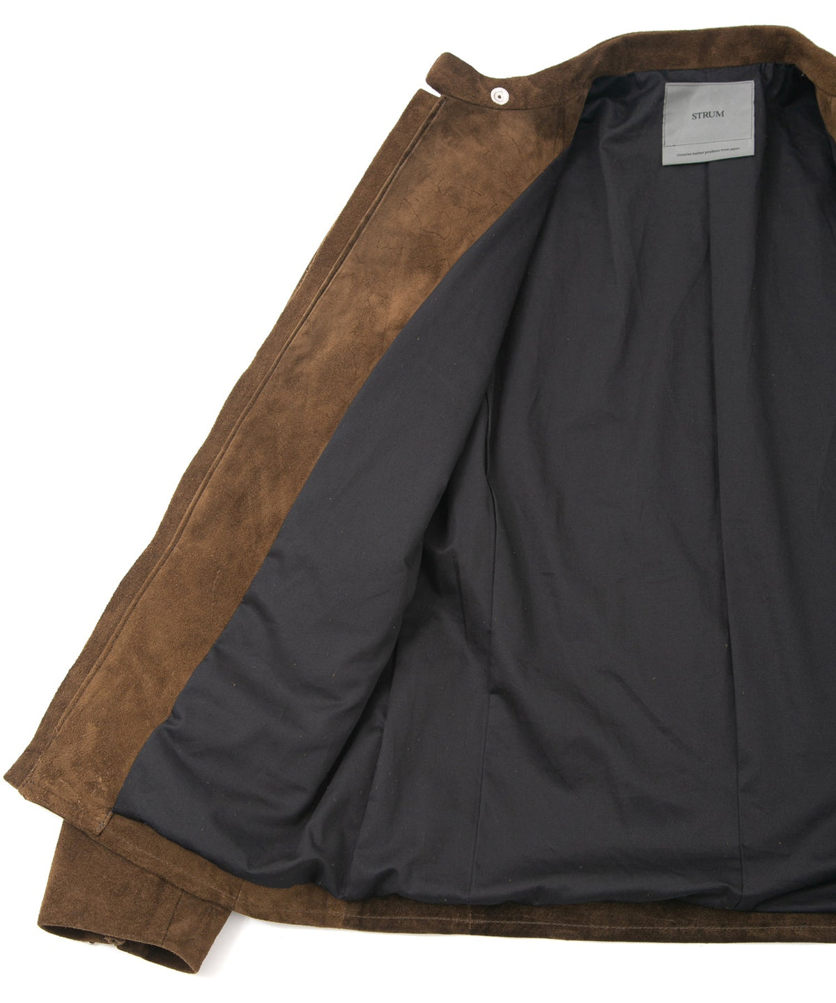 スエード ホースハイド JUDE シングルライダースジャケット - BROWN KHAKI