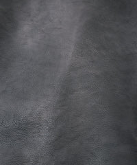 フルタンニン鞣し ジャパンカーフスキン Burning dyed - 燃焼製品染め SPEEDER ダブルライダースジャケット - STEEL BLACK