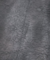 フルタンニン鞣し ジャパンカーフスキン Burning dyed - 燃焼製品染め LIST ダブルライダースジャケット - STEEL BLACK