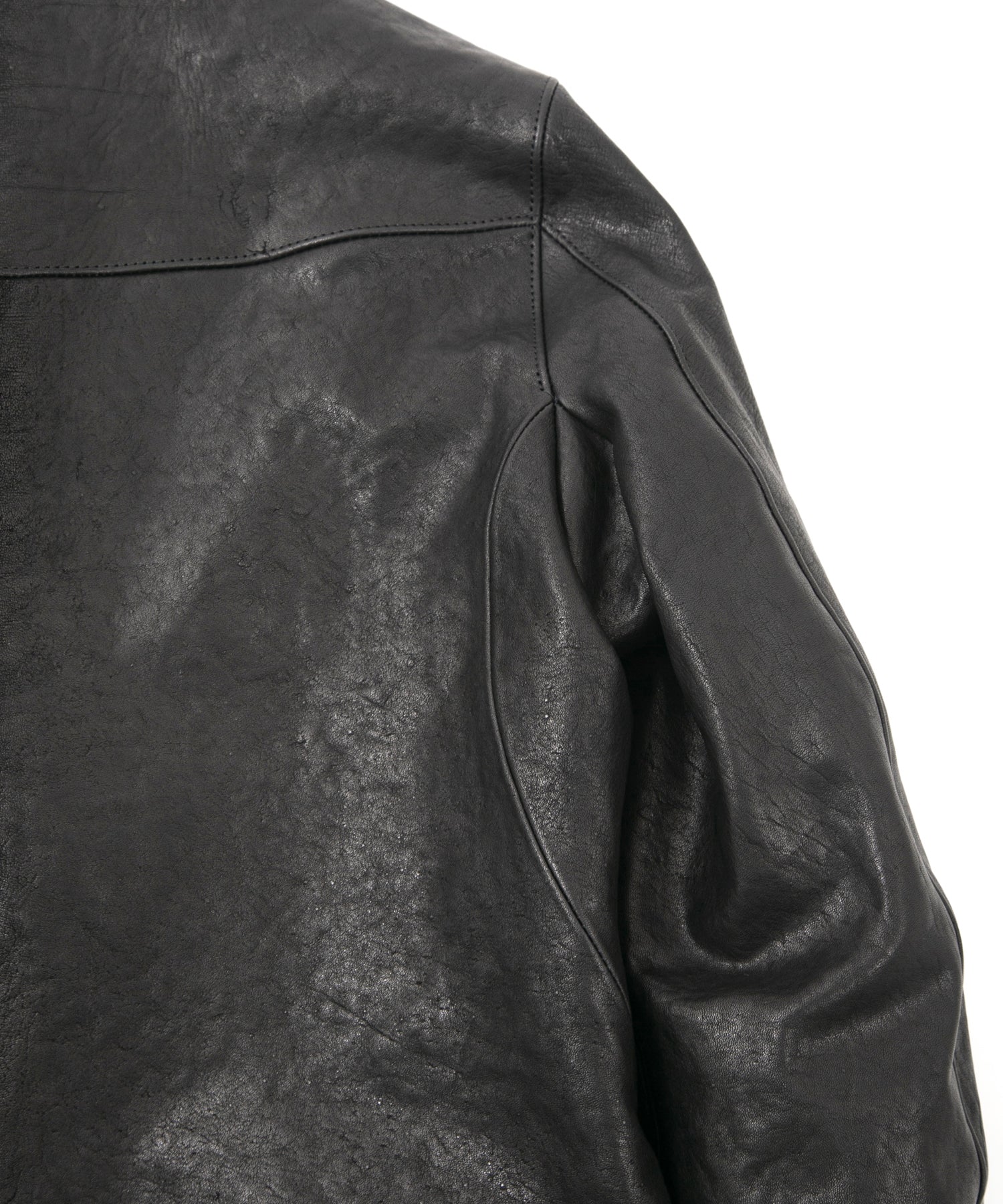 Load image into Gallery viewer, Pit Vegetable Full Tanned Shrank Horsehide LIST Double Riders Jacket - BLACK