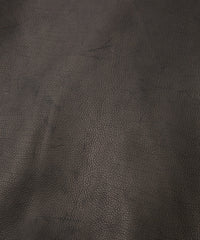 New Zealand Calf Skin "CRAY" Studs Double Riders - BLACK