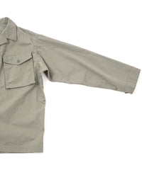 Load image into Gallery viewer, Washer Dyed Cotton &amp; Nylon Weather Cloth Military Shirts Blouson - OLIVE