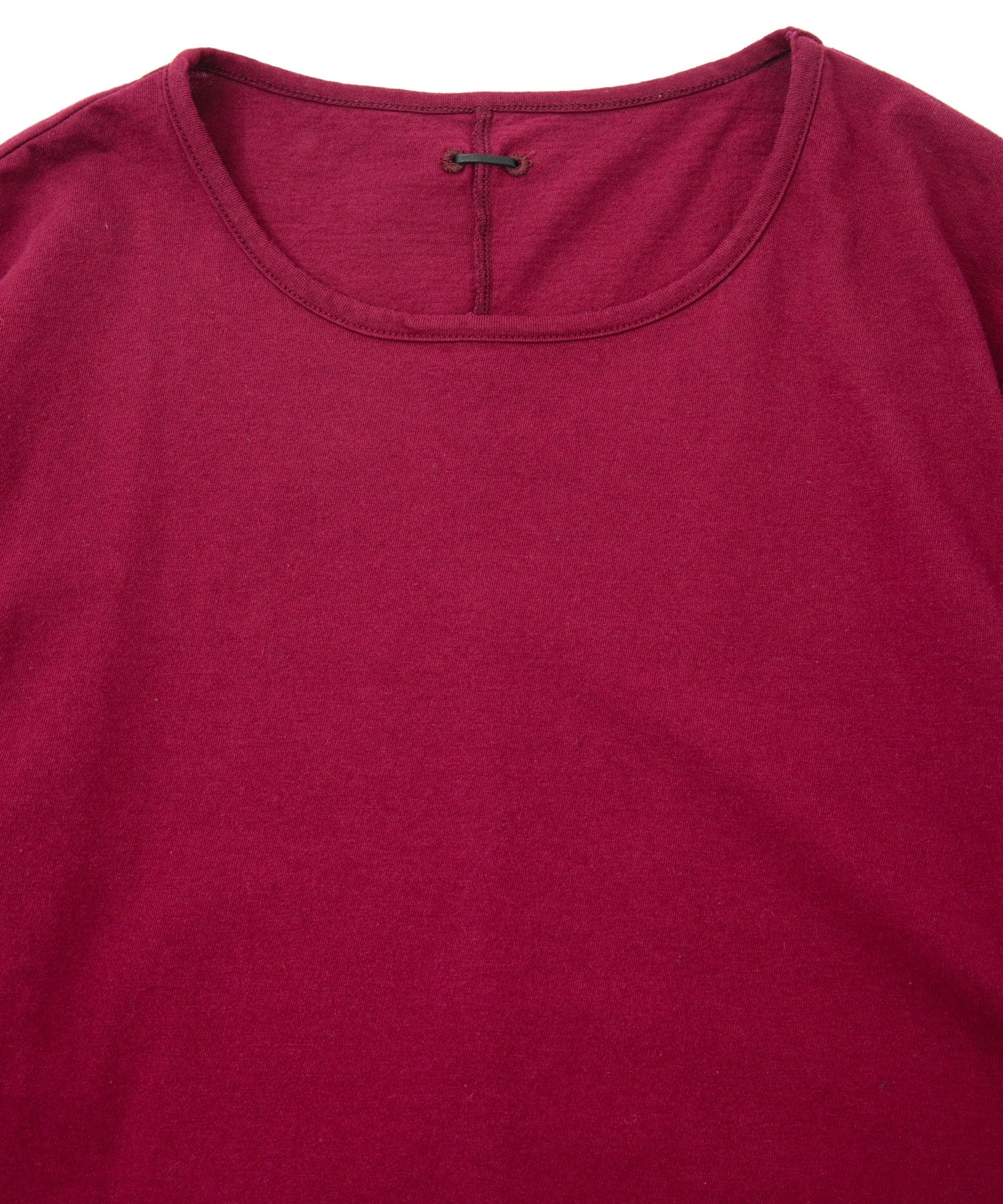 Load image into Gallery viewer, 30/- Natural soft jersey crew neck long sleeve T-shirt - WINE