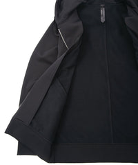 コーデュラ 裏フリース ジップアップ フーディー - BLACK