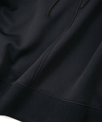 コーデュラ 裏フリース ジップアップ フーディー - BLACK