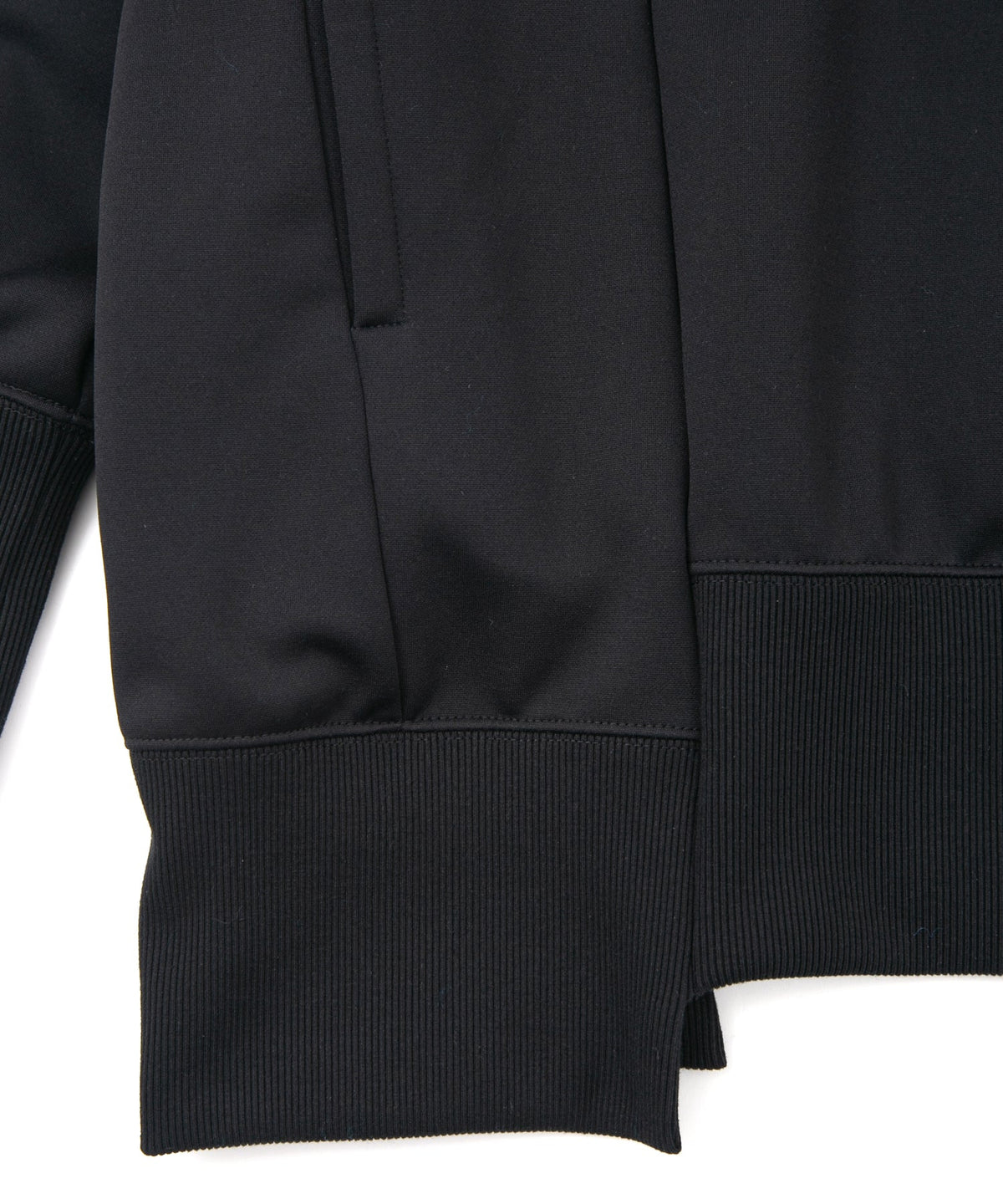 コーデュラ 裏フリース ハイネック フーディー - BLACK