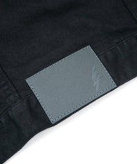 11oz オーガニックコットン ストレッチデニム Jimmy ジャケット - BLACK
