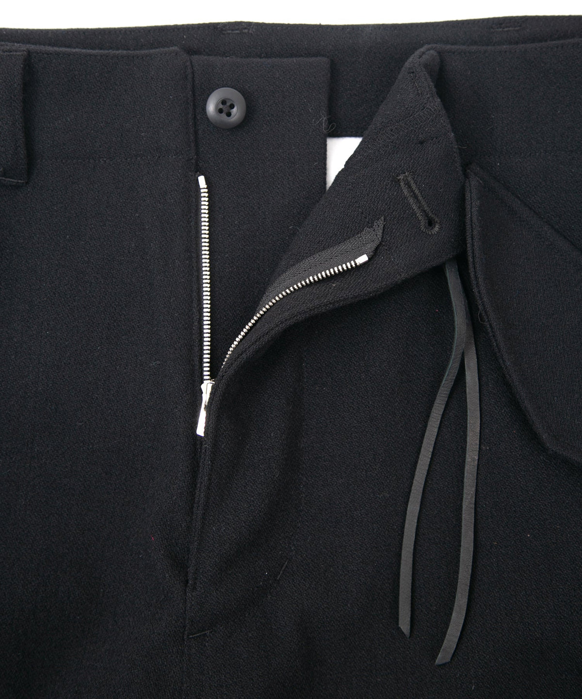 ウールナイロン W クロス ヴィンテージタンブラー フィールドカーゴパンツ - BLACK