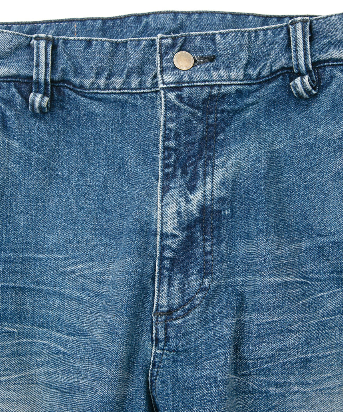 12.5oz オーガニックコットン ストレッチデニム RAD CLUB 3D ワイドストレート ジーンズ - INDIGO