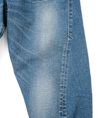 Load image into Gallery viewer, 12.5oz Organic Cotton Stretch Denim &quot;RAD CLUB&quot; 3D Wide Straight Jeans - INDIGO