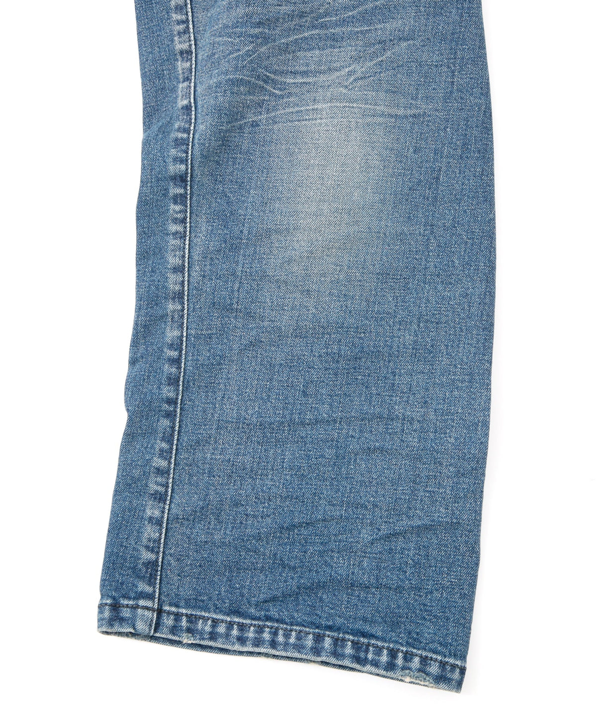 12.5oz オーガニックコットン ストレッチデニム RAD CLUB 3D ワイドストレート ジーンズ - INDIGO