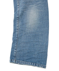 12.5oz オーガニックコットン ストレッチデニム RAD CLUB 3D ワイドストレート ジーンズ - INDIGO