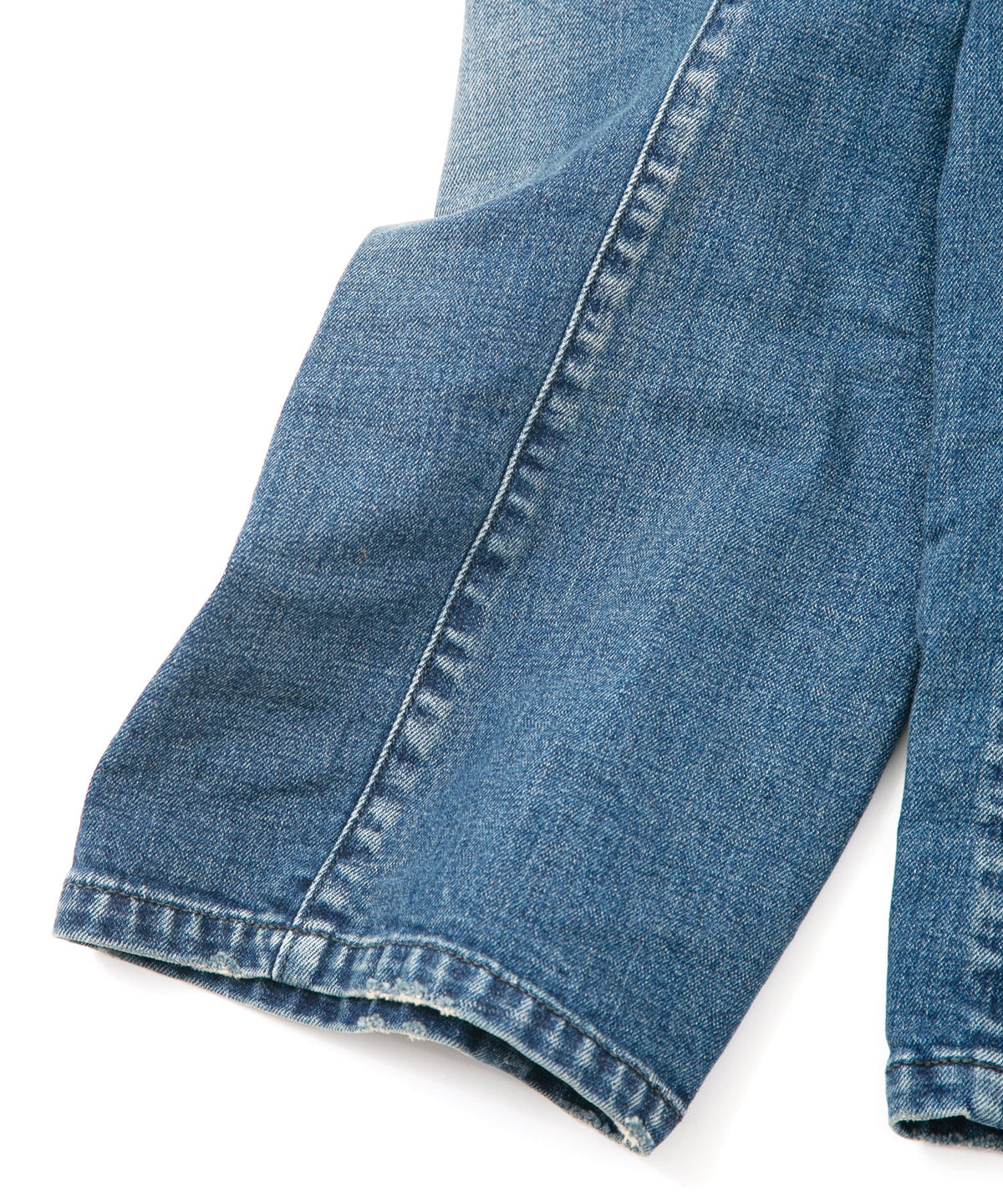 12.5oz オーガニックコットン ストレッチデニム RAD CLUB 3D ワイドストレート ジーンズ - INDIGO