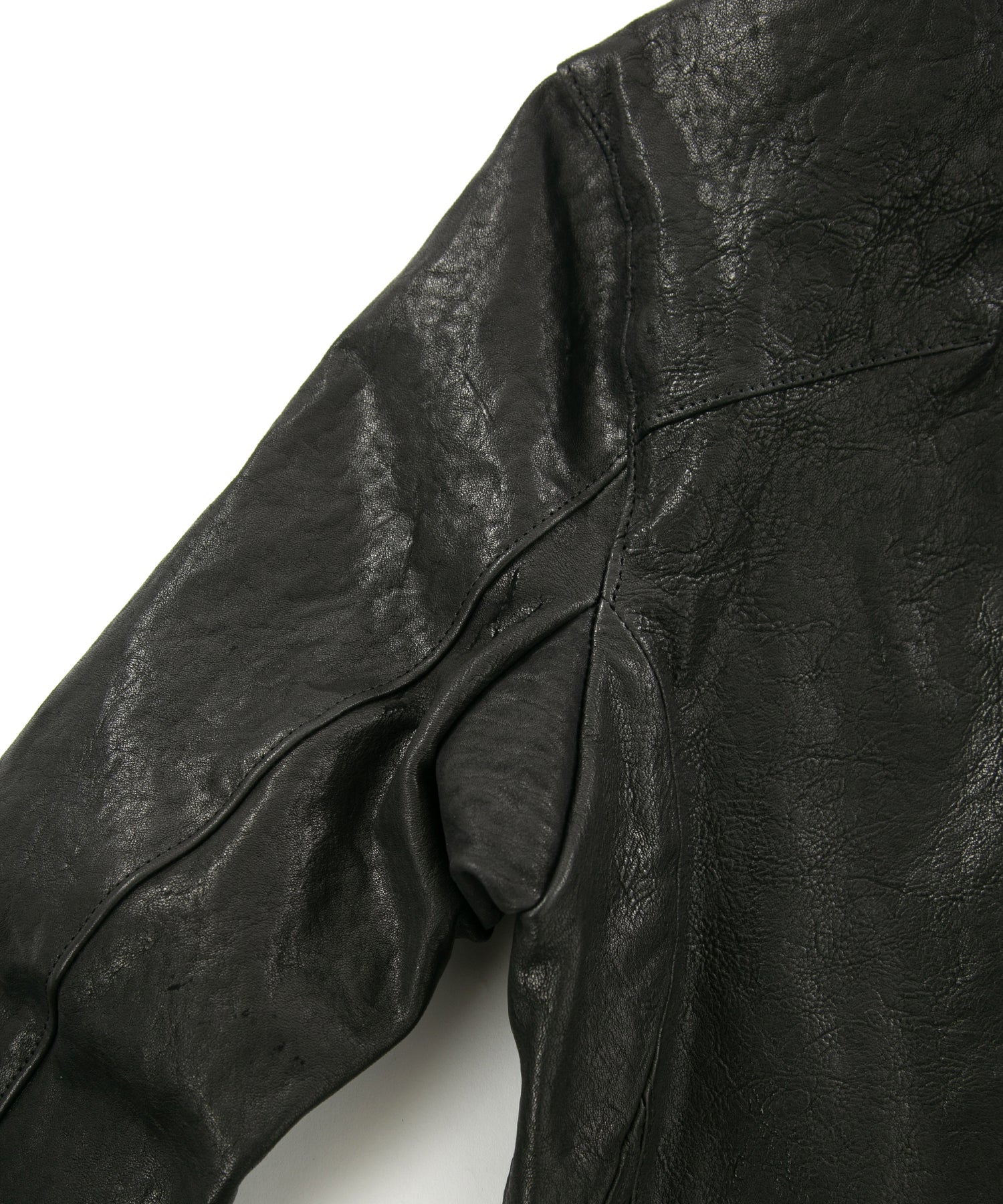 Load image into Gallery viewer, Pit Vegetable Full Tanned Shrank Horsehide SLATER Single Riders Jacket - BLACK