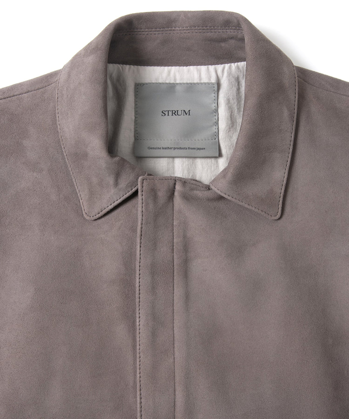 Suede Sheepskin DUKE Ribbed Blouson - GRAIGE