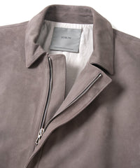 Suede Sheepskin DUKE Ribbed Blouson - GRAIGE