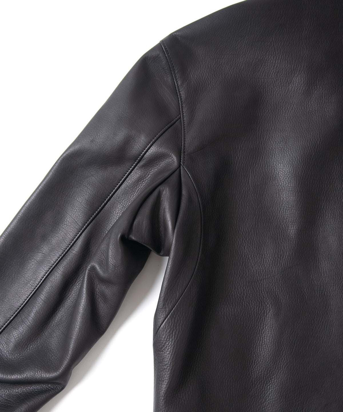 オイルカーフ LUCA シングルライダースジャケット - BLACK