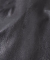 オイルカーフ BIRD MAN ダブルライダースジャケット - BLACK