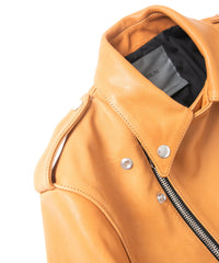 フルタンニン バッファロースキン JOEY ダブルライダースジャケット - NATURAL