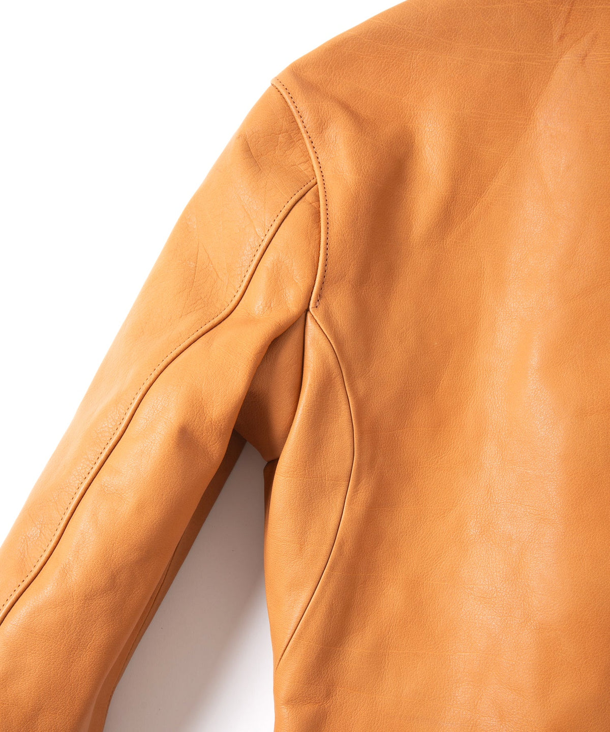 フルタンニン バッファロースキン BIRD MAN ダブルライダースジャケット - NATURAL