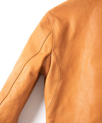 フルタンニン バッファロースキン BIRD MAN ダブルライダースジャケット - NATURAL