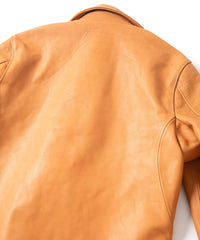 フルタンニン バッファロースキン BIRD MAN ダブルライダースジャケット - NATURAL