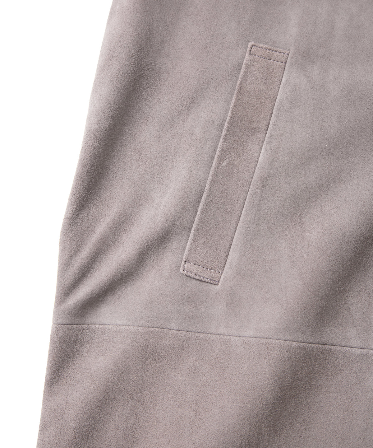 Sheepskin Suede BILL Sheepskin Suede Middle Coat - GRAIGE