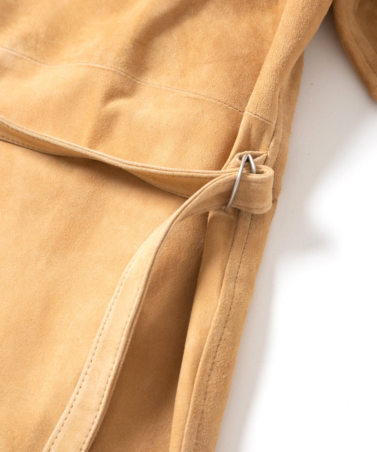 ジャパンカーフスエード ALTERNA ロングカーディガン - BEIGE