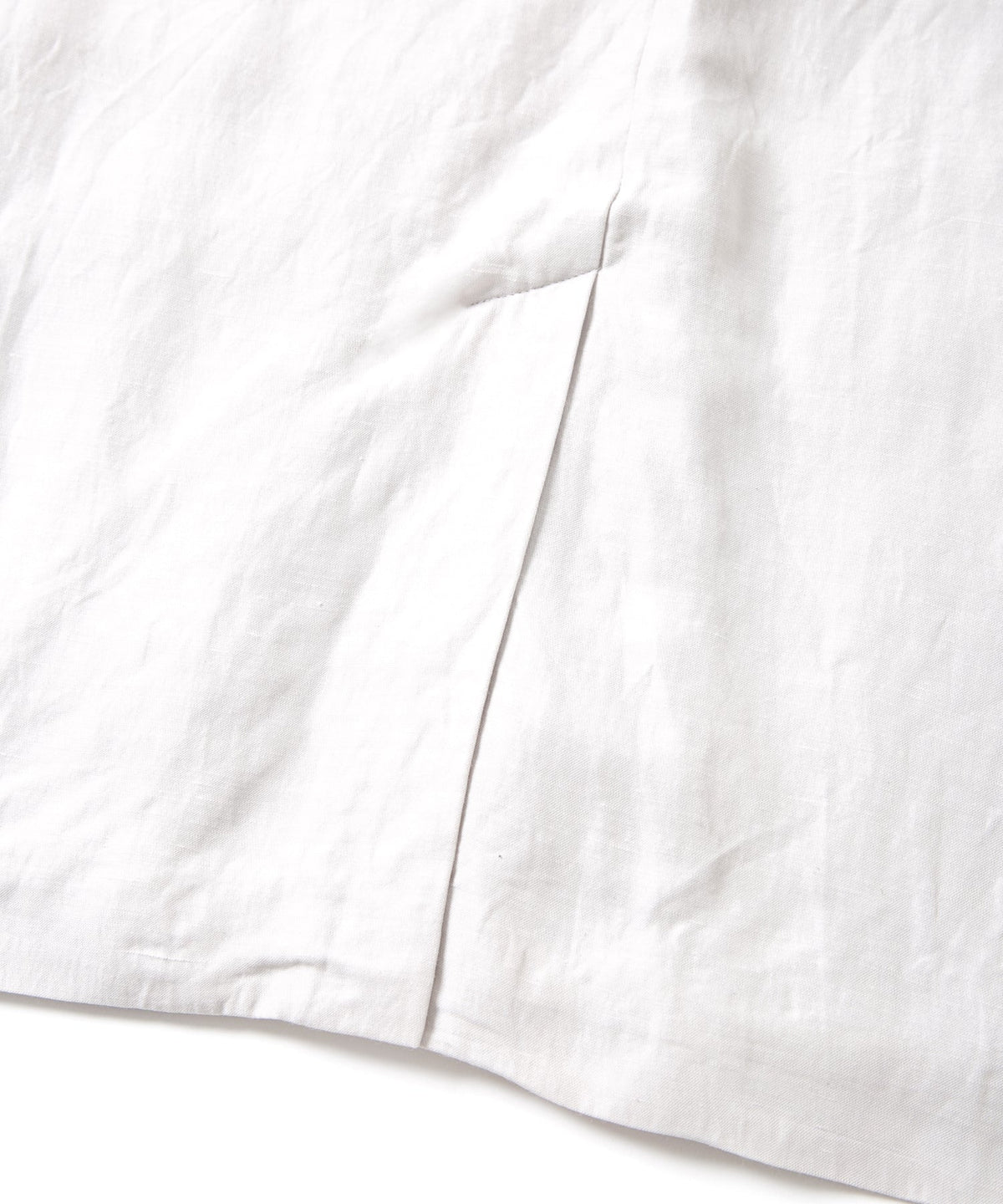 Washer Dyed Rayon&Linen Cloth Tailored Vest - ASH