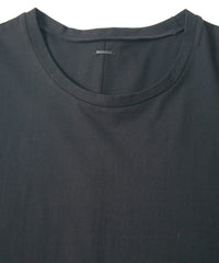 接触冷感 ガス強撚天竺 H/S T シャツ - BLACK