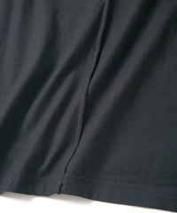 接触冷感 ガス強撚天竺 H/S T シャツ - BLACK