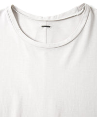 接触冷感 ガス強撚天竺 H/S T シャツ - ASH