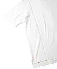 接触冷感 ガス強撚天竺 H/S T シャツ - ASH