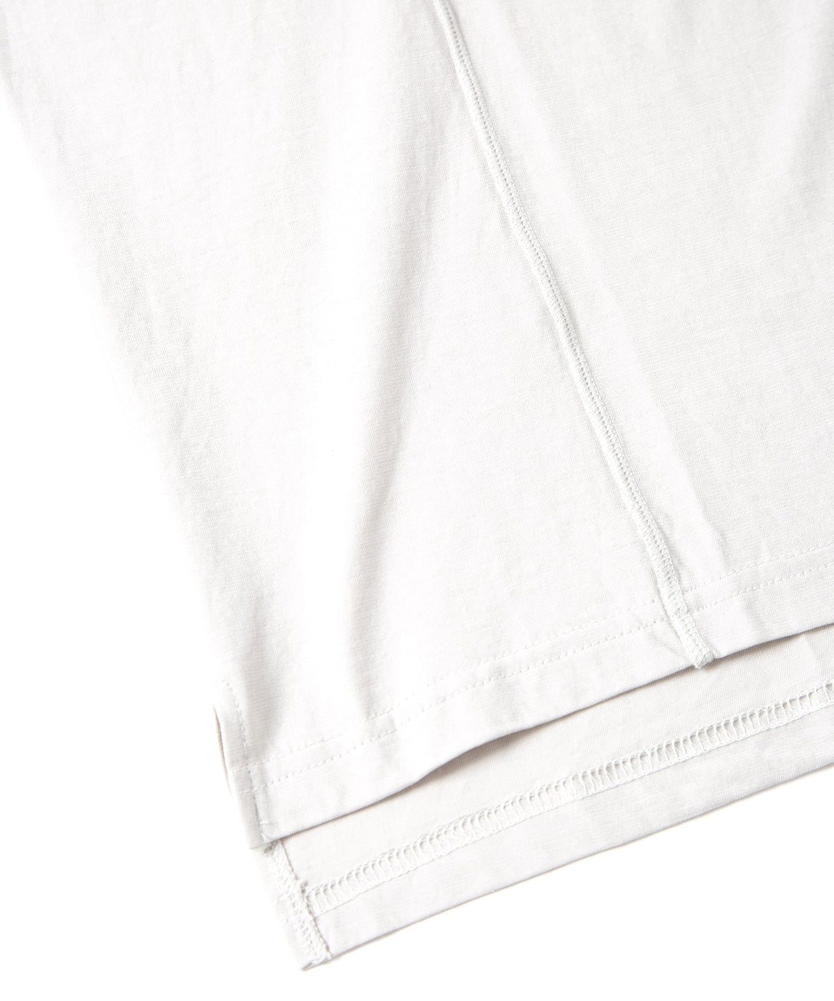 接触冷感 ガス強撚天竺 H/S T シャツ - ASH