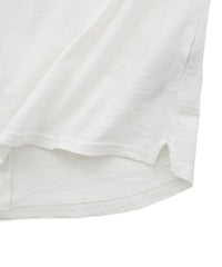 30/-ナチュラルソフト天竺 タンクトップ（タイトフィット） - WHITE