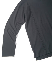 Hight Twisted Single Jersey H/S T-Shirts - BLACK