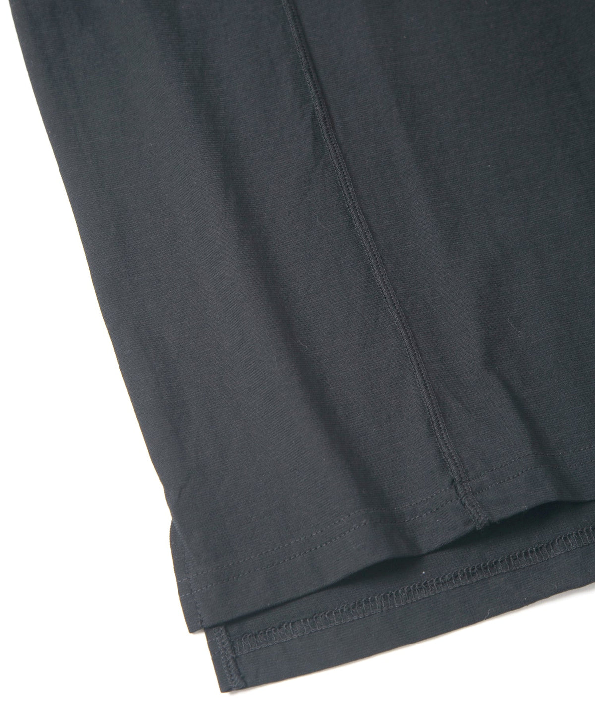 Hight Twisted Single Jersey H/S T-Shirts - BLACK