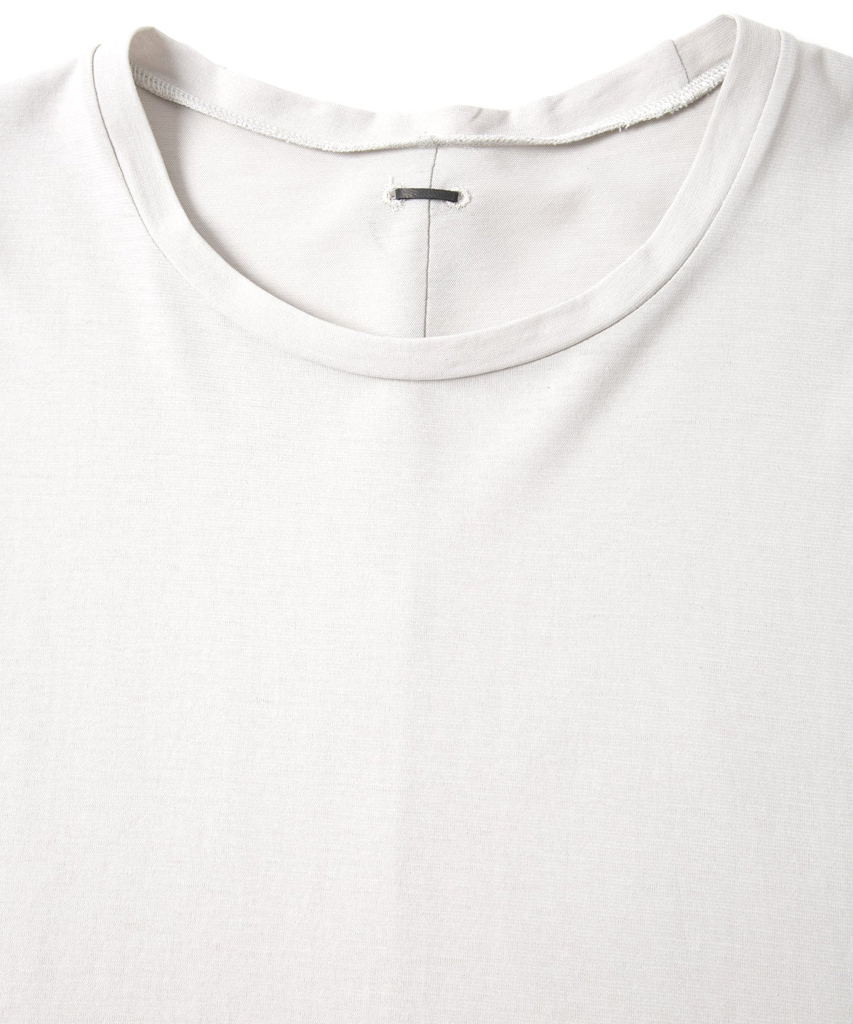 接触冷感 ガス強撚天竺 L/S T シャツ - ASH