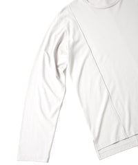接触冷感 ガス強撚天竺 L/S T シャツ - ASH