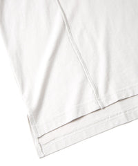 接触冷感 ガス強撚天竺 L/S T シャツ - ASH