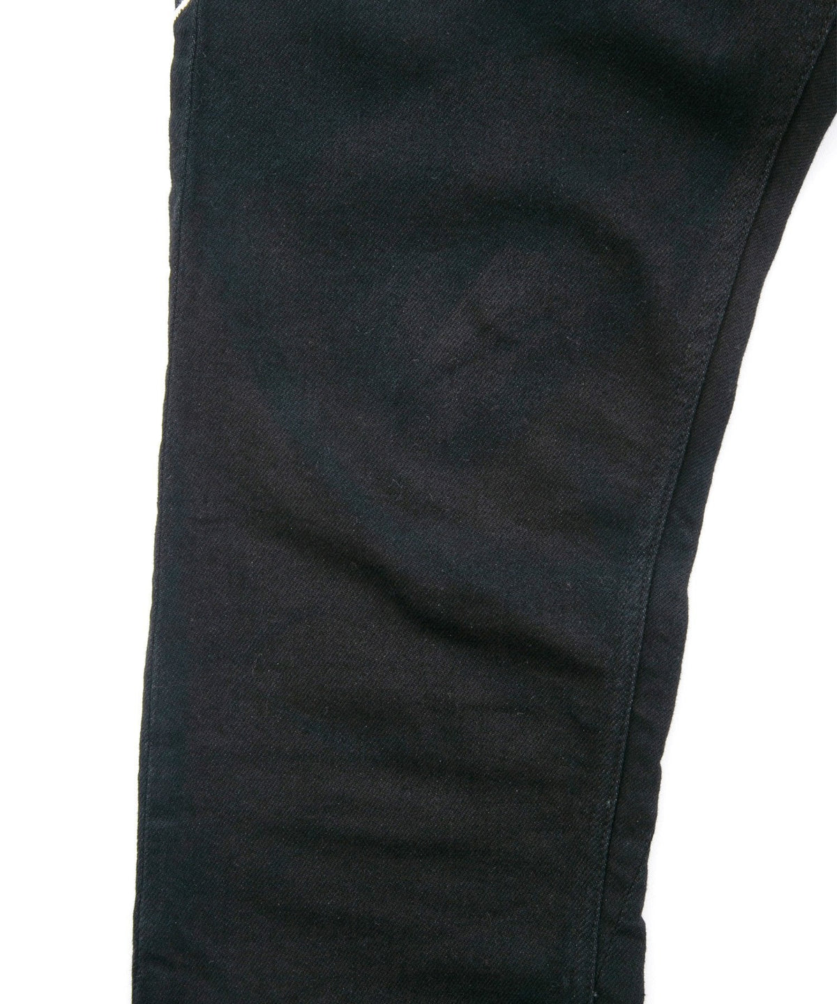 11oz オーガニックコットン ストレッチデニム TIGHT JOE タイトストレート ワンウォッシュ - BLACK