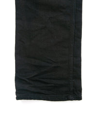 11oz オーガニックコットン ストレッチデニム TIGHT JOE タイトストレート ワンウォッシュ - BLACK