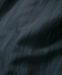 レーヨン コットンラミー ストライプ ショーツ - BLACK