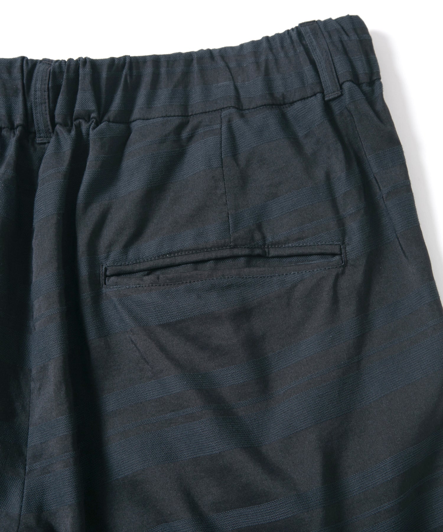 Load image into Gallery viewer, Rayon Cotton Ramie Stripe Cloth Shorts - BLACK
