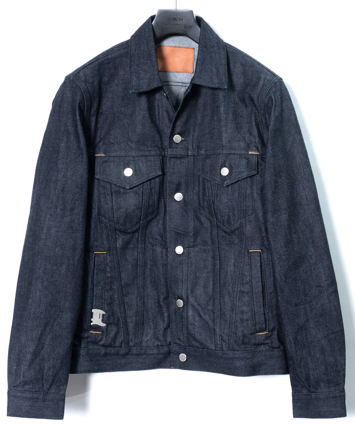 【直営限定】14oz ディープブルー ヘビーセルヴィッチ デニム Gジャン - INDIGO