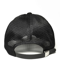 LEATHER MESH CAP with Visor parts - BLACK